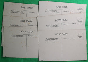 Lot of 6 vintage Montreal PQ postcards #2A