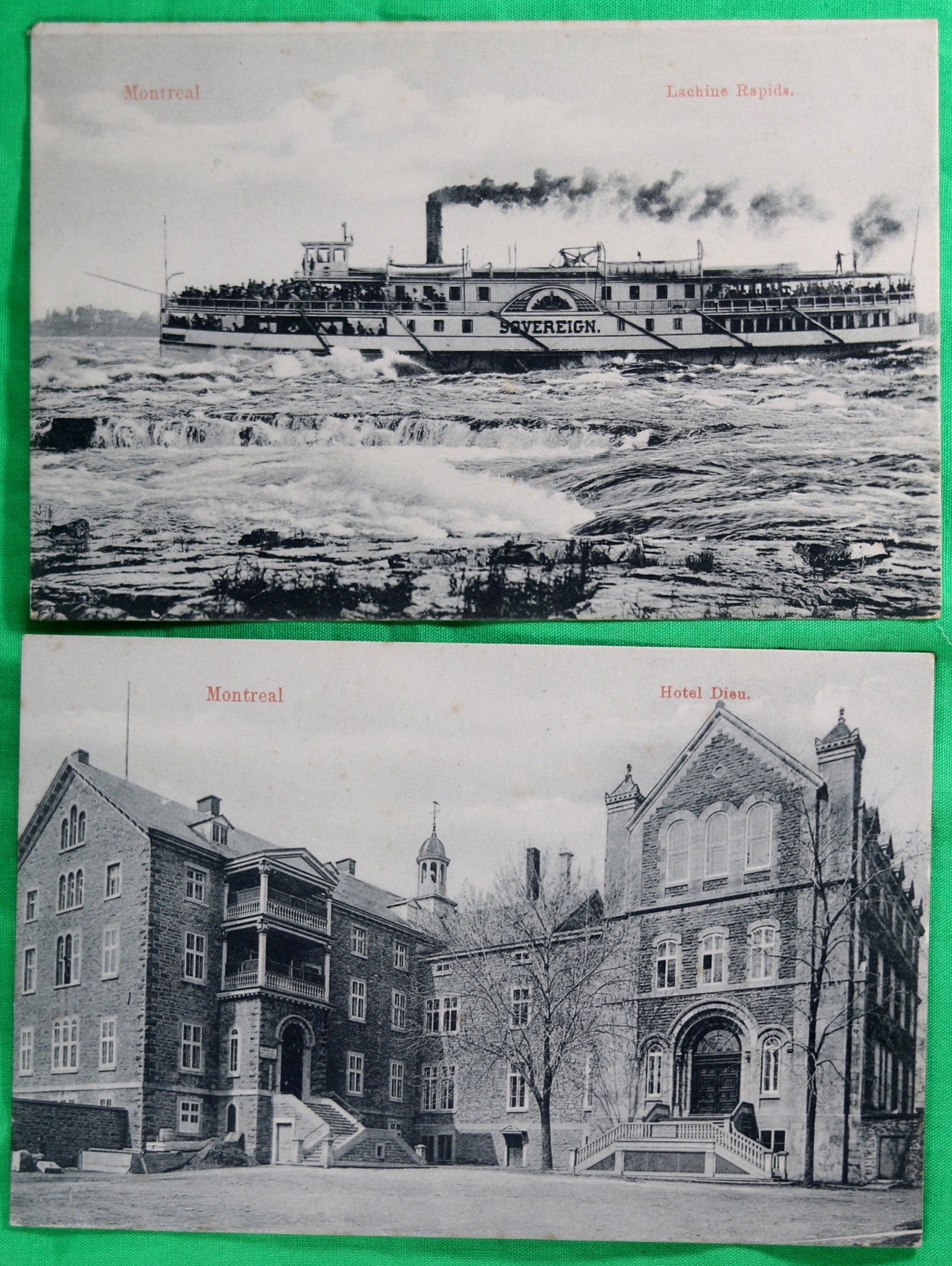 Lot of 6 vintage Montreal PQ postcards #2A