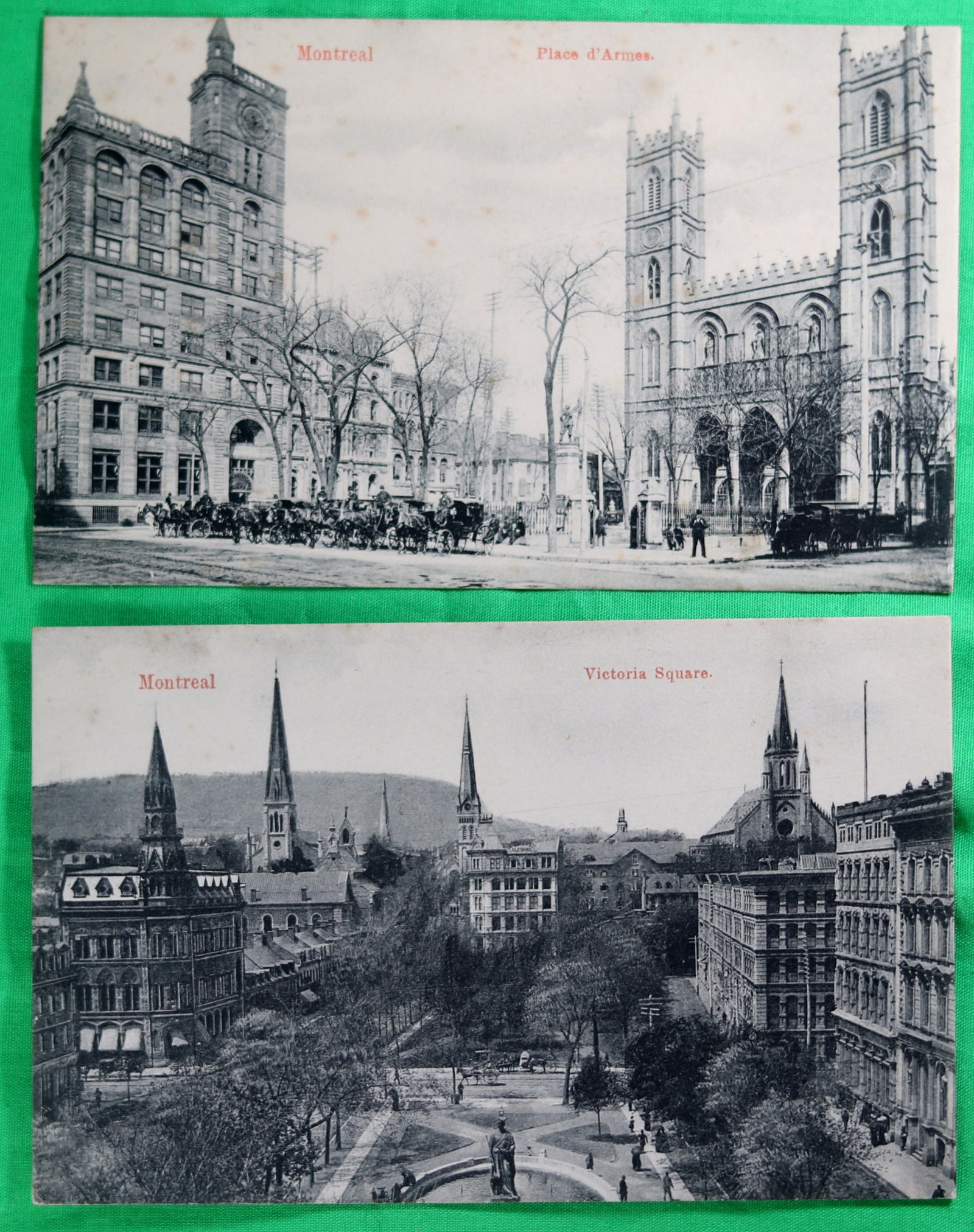 Lot of 6 vintage Montreal PQ postcards #2B