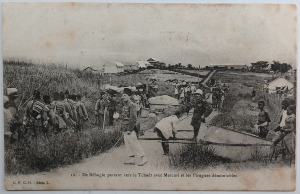 Lot de 3 cartes postales, Afrique, Belgique, France avant 1914 Lot de 3 cartes postales, Afrique, Belgique, France avant 1914