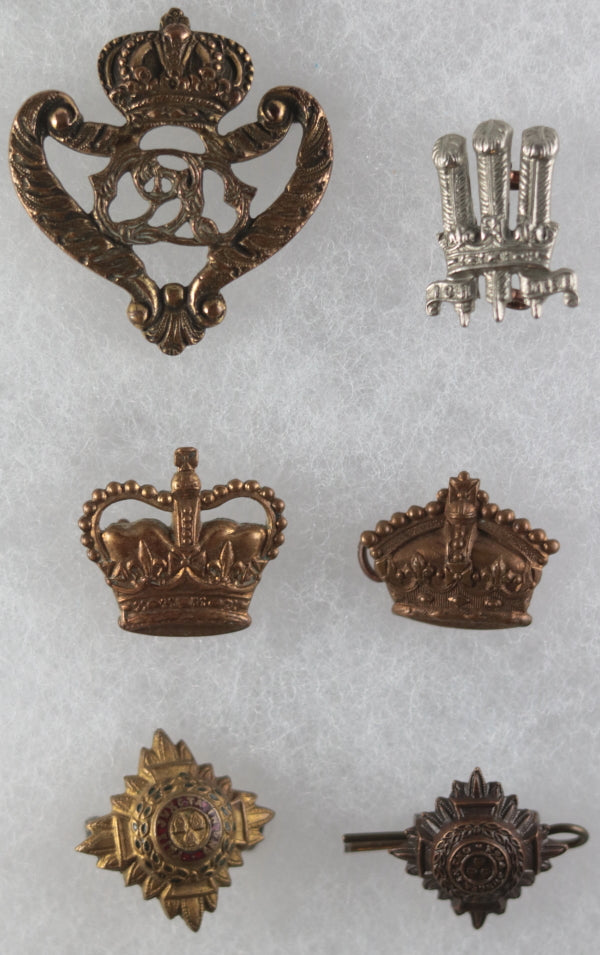 Lot of 6 military badges WW1WW2