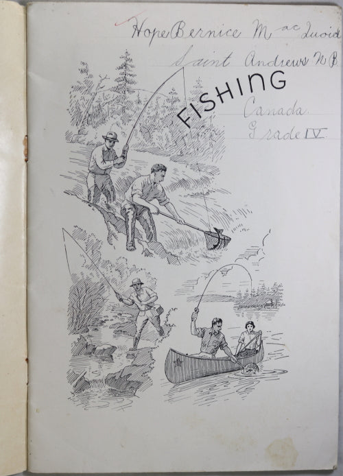 Maine tourism brochure ‘Fishing, Hunting, Camping’ c.1935