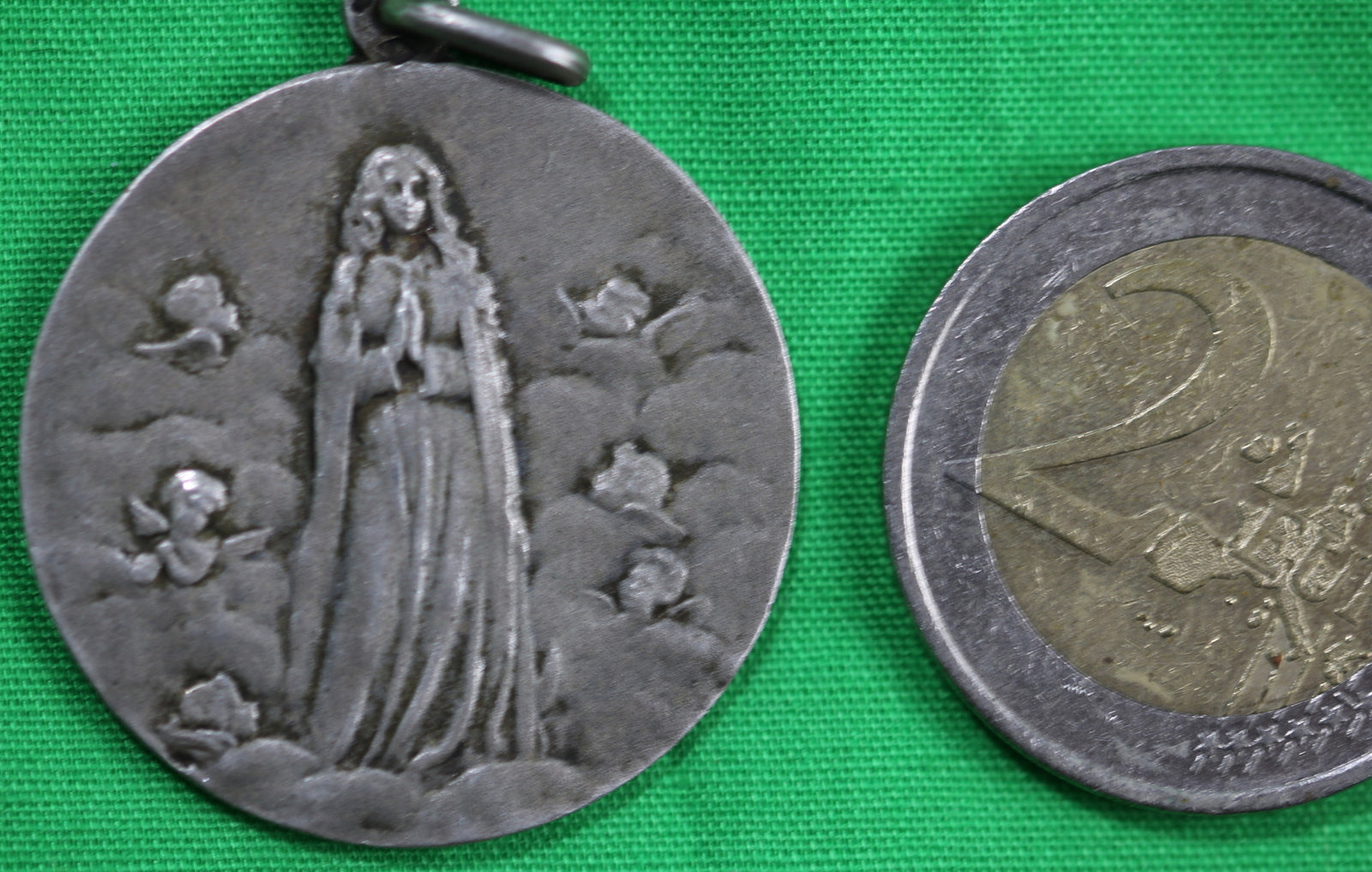 Médaille 'Reine du Ciel protegez les aviateurs 22 Octobre 1912'