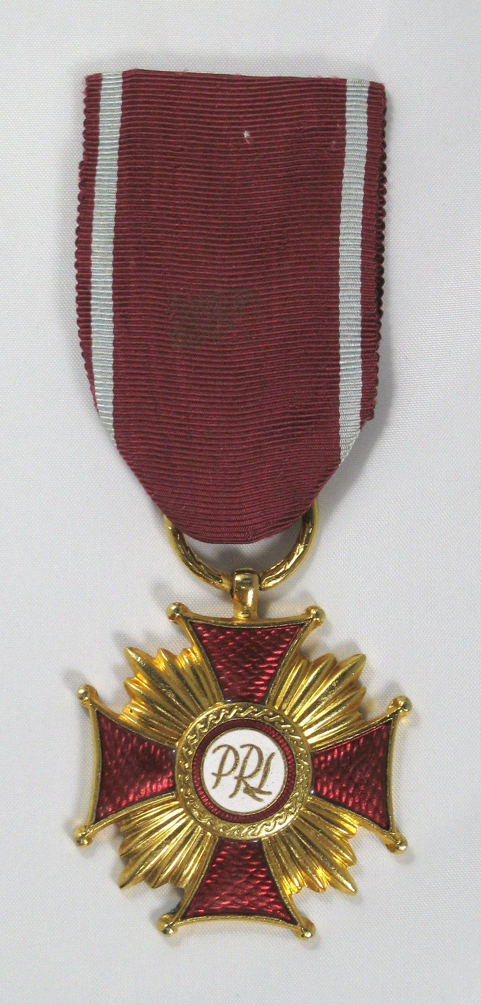 Medal Poland Cross of Merit 'PRL',  1st Class Gold Gilt