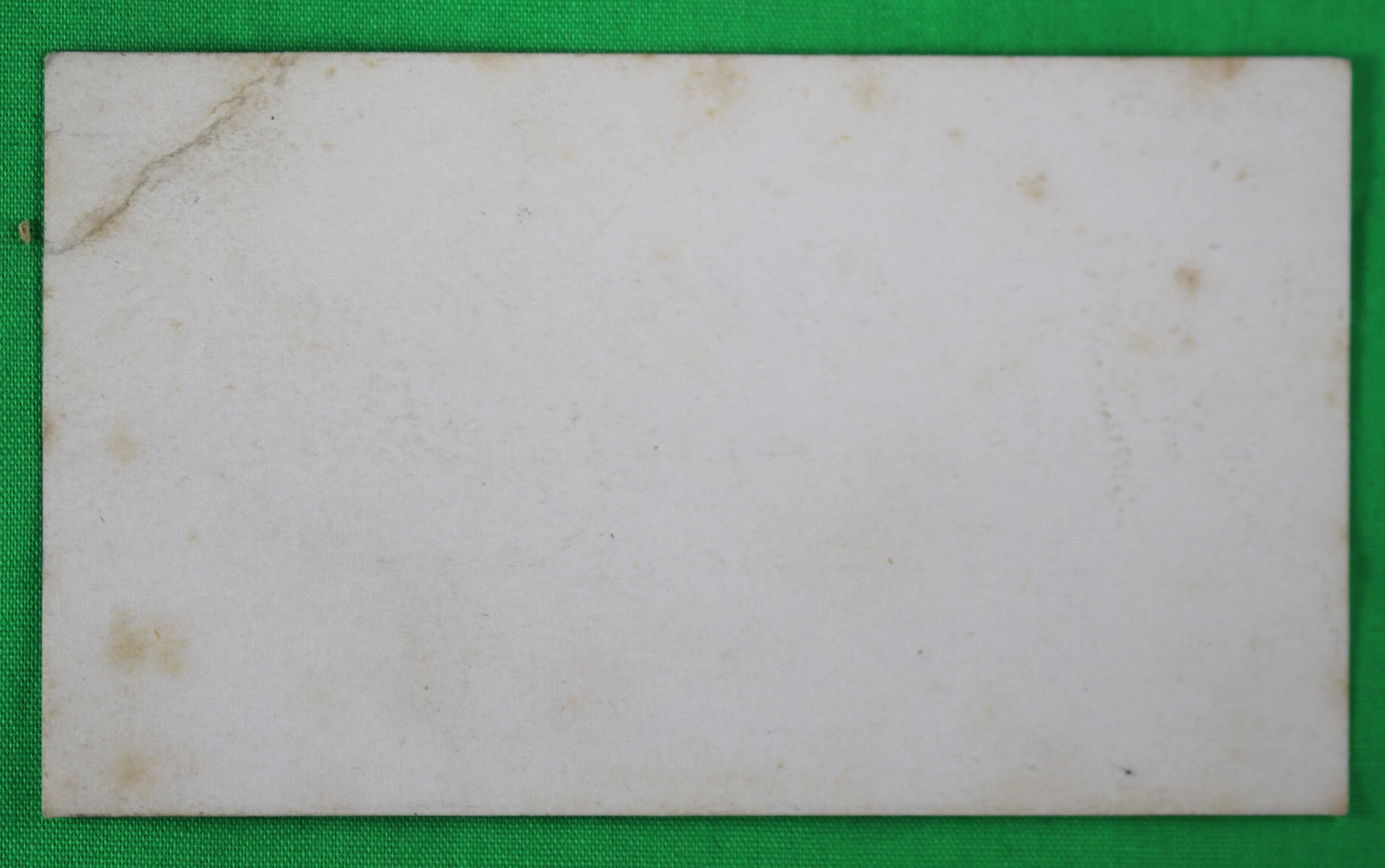 Mid-1800s calling card - Sir Ralph Abercromby Minister Plenipotentiary 