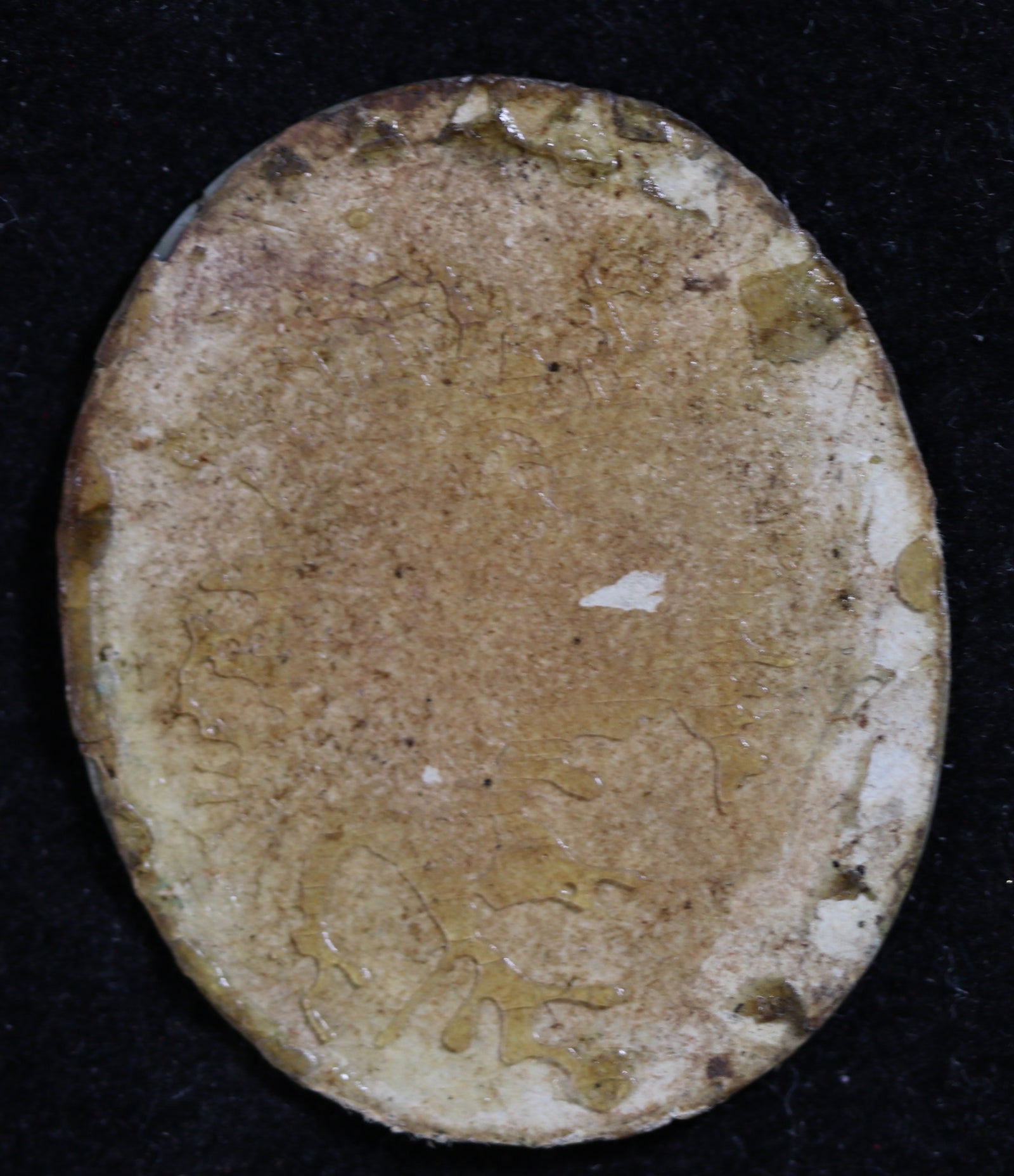 Miniature painted portrait of gentleman, end of 18th / fin 18e