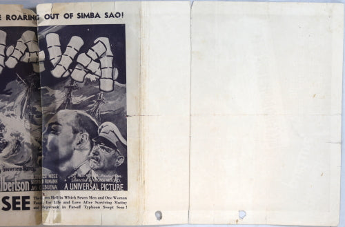 Movie poster for 'East of Java' - 1935 - Chadbourne Antiques & Collectibles