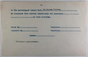 North Bay (Ontario), Liberal political patronage appointments 1934
