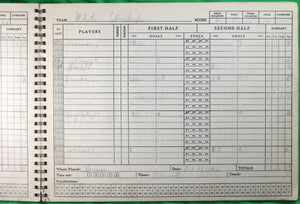 Official Basketball Score Book - Used in NY 1940-42