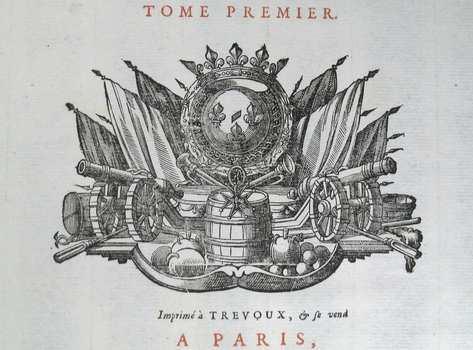 Page titre d'un livre 1721 (publicité?)