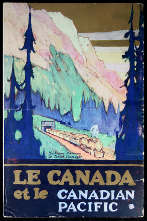 Pamphlet 'LE CANADA et le CANADIAN PACIFIC' @1922