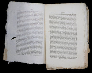 Pamphlet révolutionnaire Billaud-Varenne "Gouvernement Démocratique" 1794