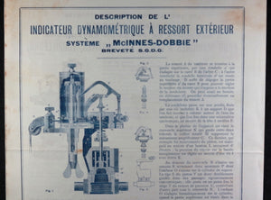 Paris catalogue indicateurs dynamométriques Dobbie McInnes c. 1910