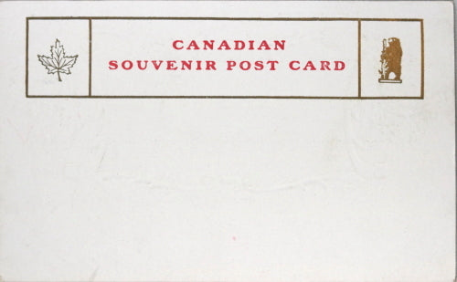 Patriotic photo postcard, view of North Bay, Ontario c. 1904