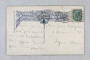 Patriotic postcard dry dock Halifax (Canada) 1907