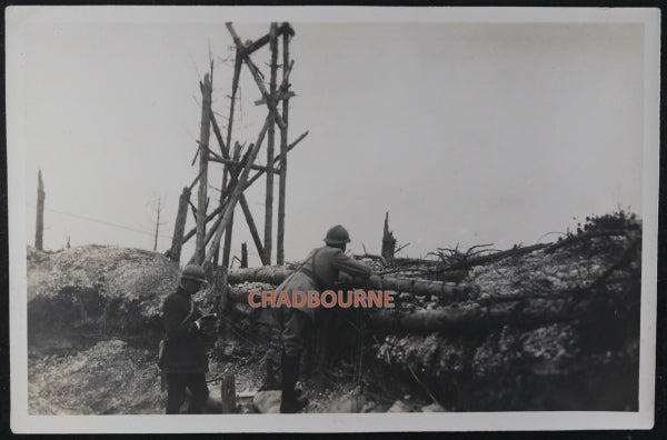 Photo Guerre 14-18 Boyau Mont Ham (Picardie)