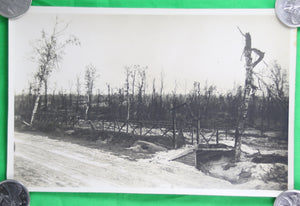 Photo Guerre 14-18 positions Bois de Moscou