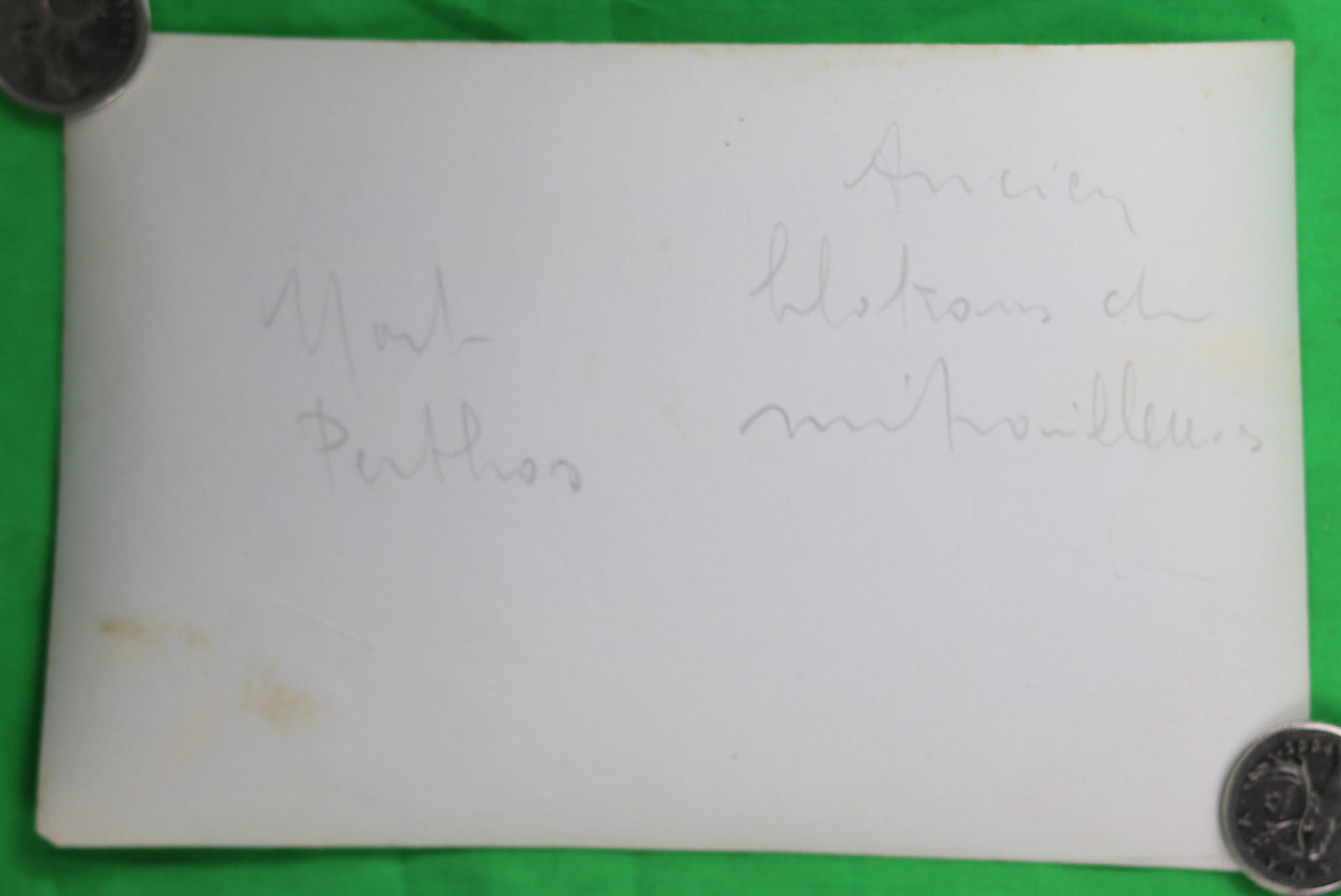 Photo Guerre 14-18 mitrailleur Mont Perthois