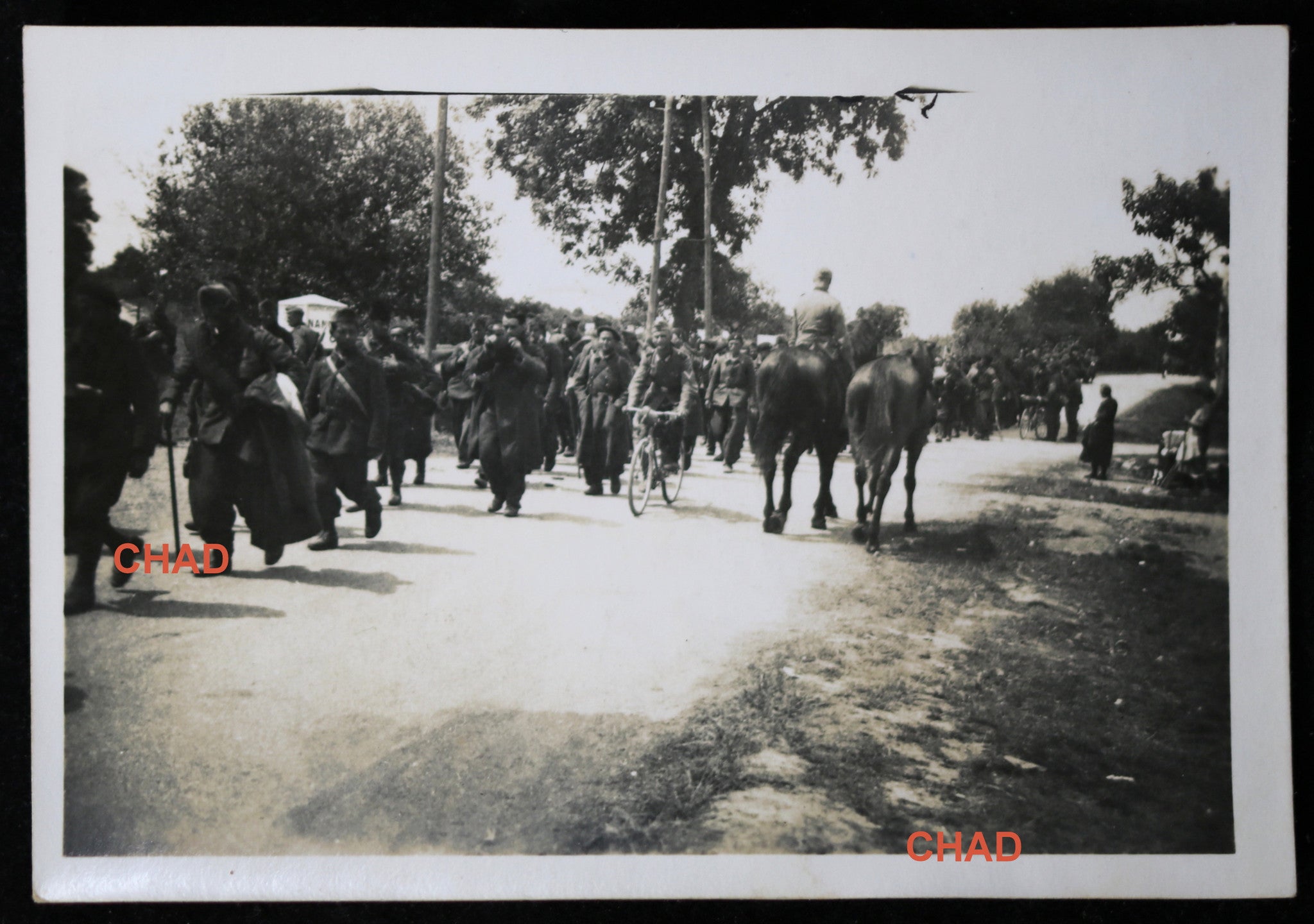 Photo Guerre 39-45 PdG français proche Lunéville @1940 Photo Guerre 39-45 PdG français proche Lunéville @1940