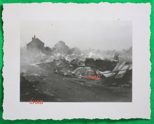 Photo Guerre 39-45  WW2 ruines de Grandvilliers (Oise) Juin 1940 #2