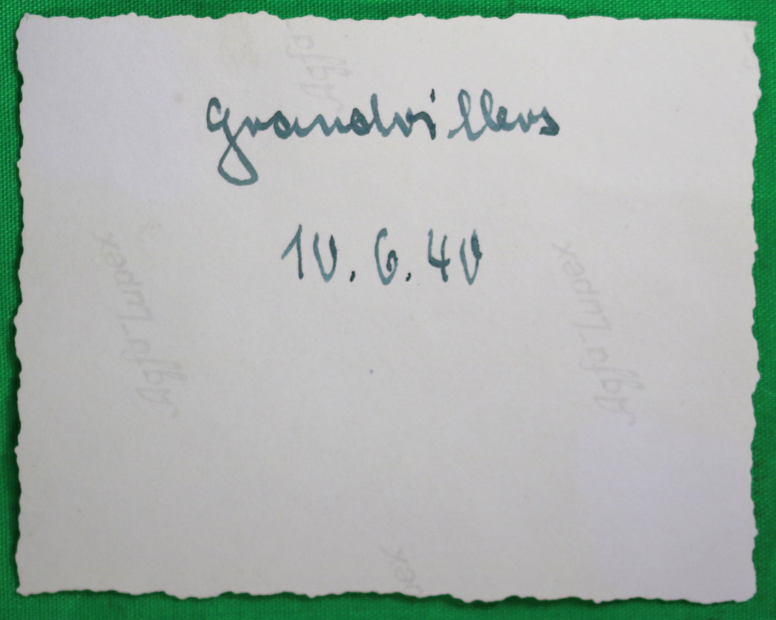 Photo Guerre 39-45  WW2 ruines de Grandvilliers (Oise) Juin 1940 #2