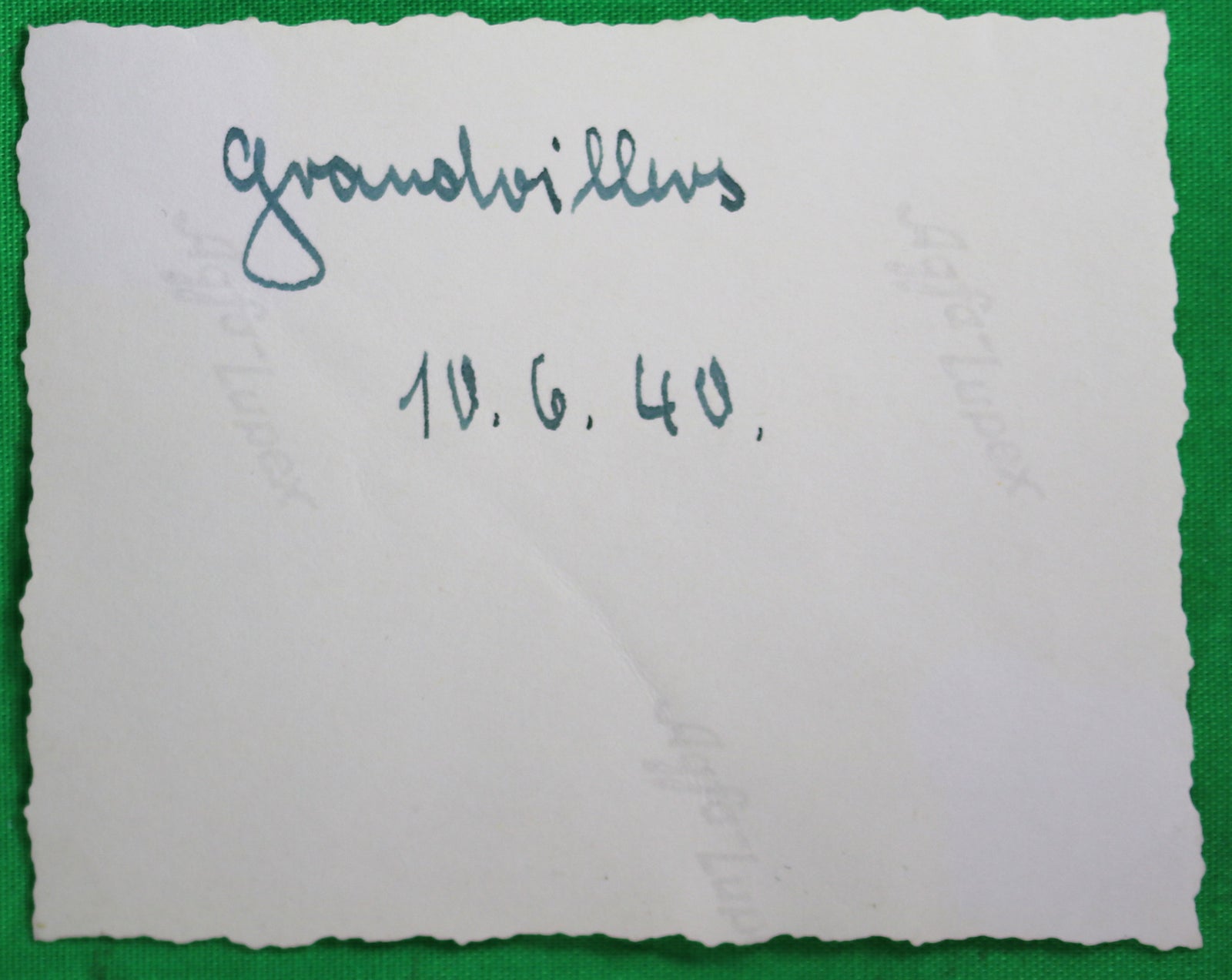 Photo Guerre 39-45  WW2 ruines de Grandvilliers (Oise) Juin 1940 #3