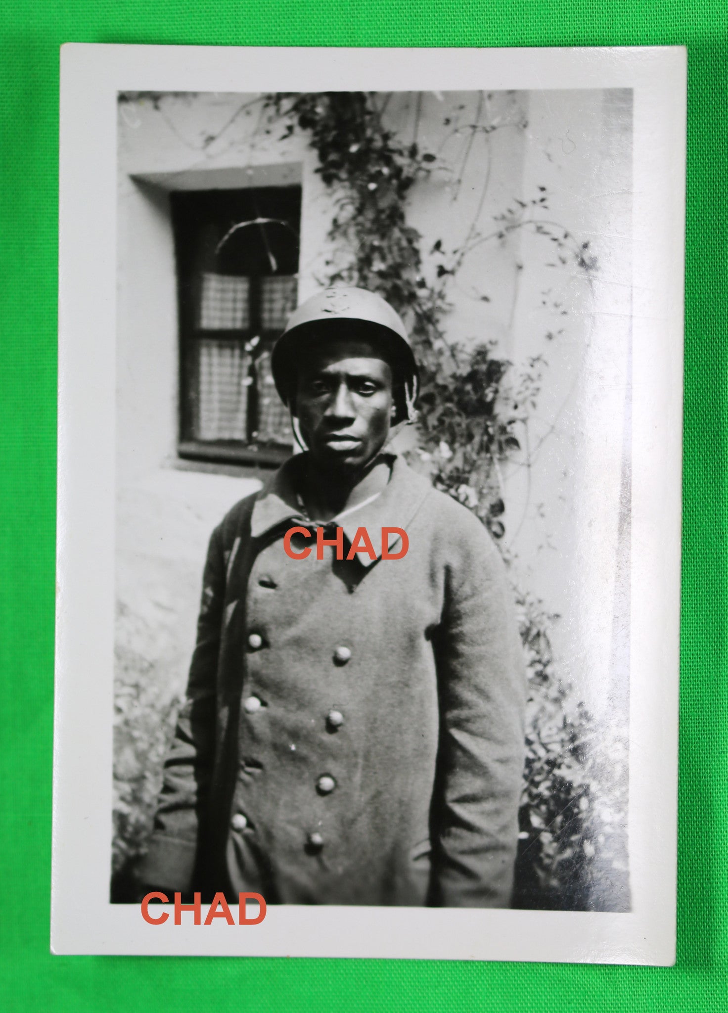 Photo Guerre 39-45 prisonnier de guerre coloniale marine @1940