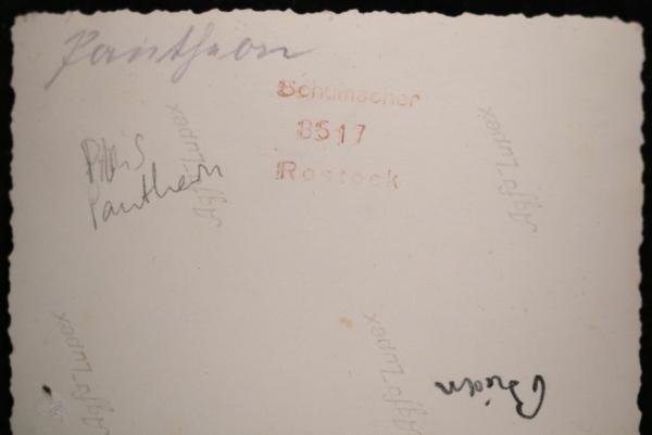 Photo Pantheon et rue Soufflot à Paris Guerre 39-45