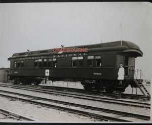 Photo Red Cross railway coach (CNR), Northern Ontario c. 1930
