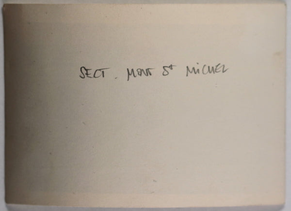 Photo bombardier écrasé sur plage proche Mont St Michel Guerre 39-45