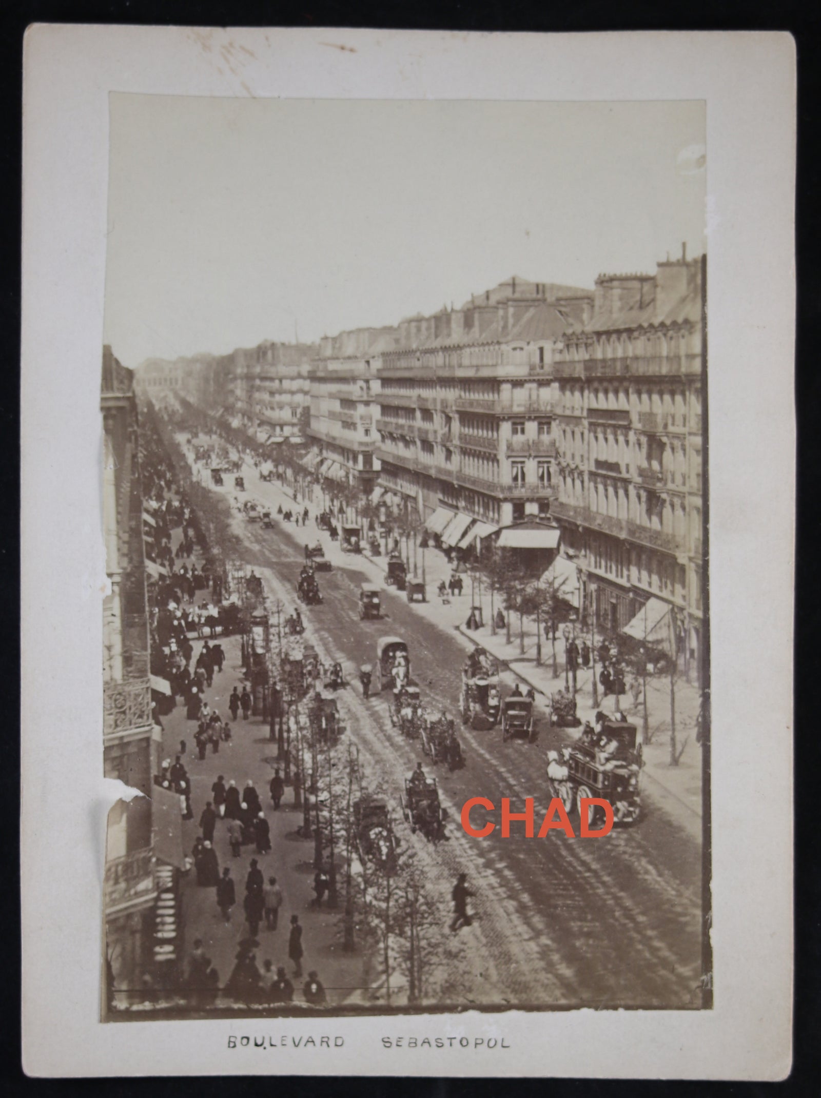 Photo fin 19e Boulevard Sebastopol (Paris)