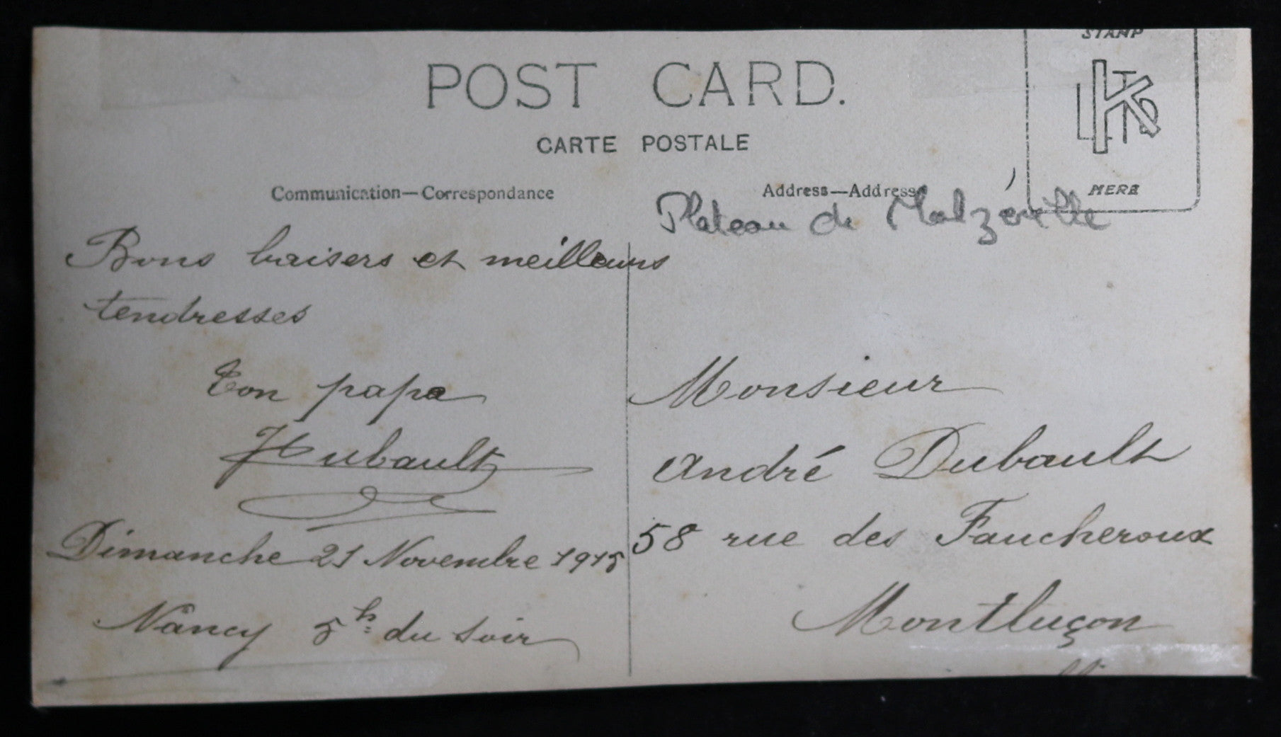 Photo guerre 14-18 accident avion Voisin 1915 près Nancy (Meurthe)