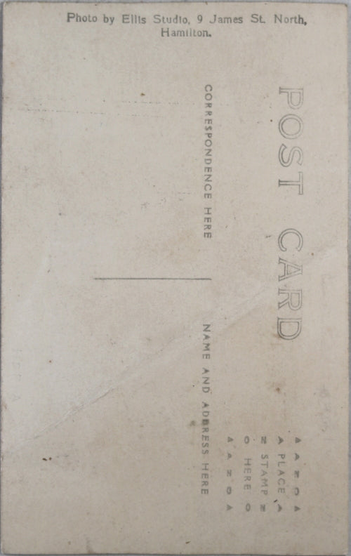 Photo horses pulling ice saws, ice harvesting Hamilton Canada c. 1910s