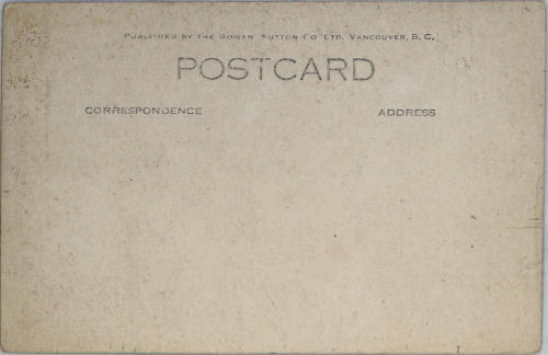 Photo postcard Coal Harbor and Stanley Park, Vancouver B.C. c. 1920