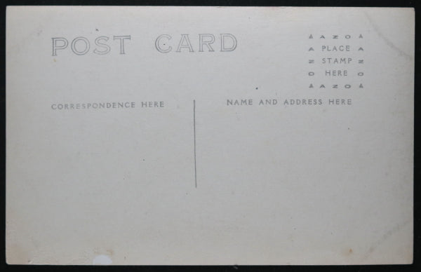 Photo postcard US battleship ‘Vermont’ in fierce storm at sea c.1913