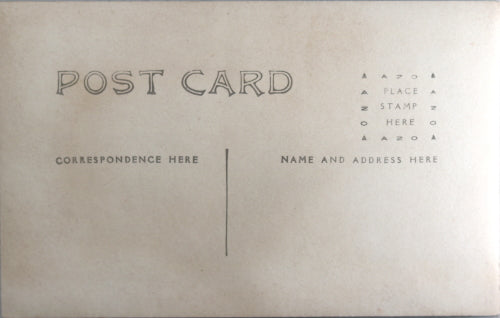 Photo postcard early electric trolley car SW Ontario(?) c. 1910s