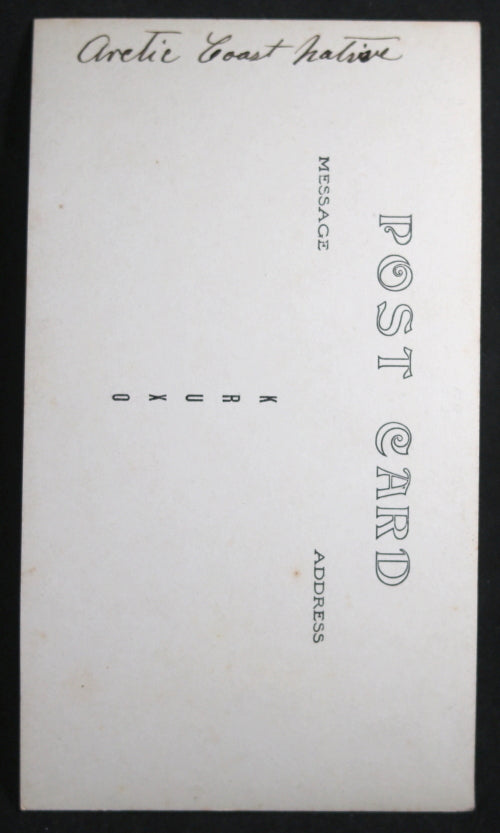 Photo postcard of Arctic Coast Inuit woman c. 1915