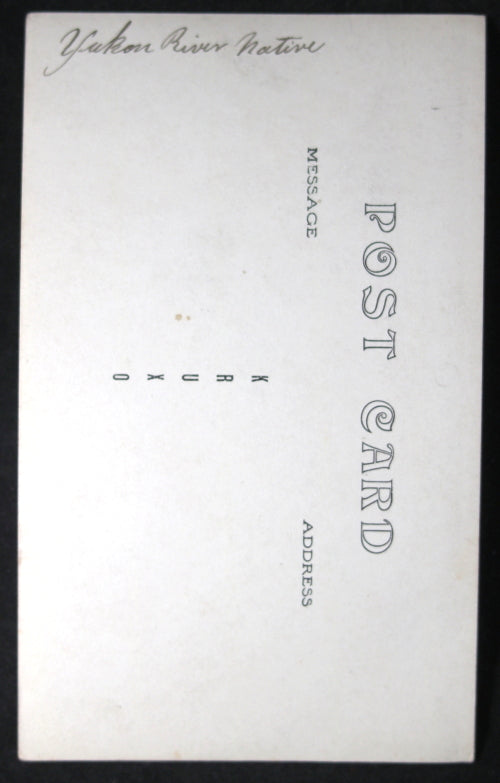 Photo postcard of Arctic Inuit hunter c. 1915