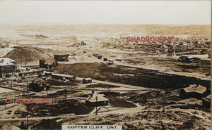 Photo postcard of Copper Cliff Ontario (Canada) c. 1910