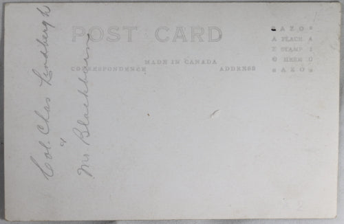  Photo postcard of aviator Charles Lindbergh and Blackburn