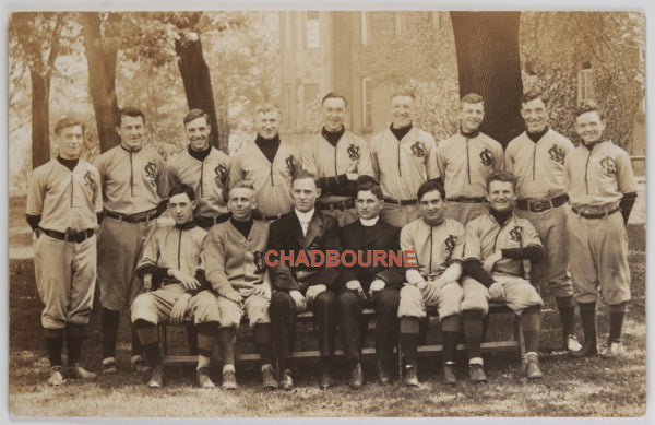 Photo postcard of baseball team, Montgomery County PA. USA c. 1912