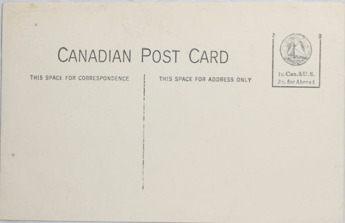 Photo postcard of wooden CPR bridge near Hanover Ontario c.1906