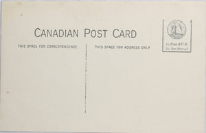 Photo postcard of wooden CPR bridge near Hanover Ontario c.1906