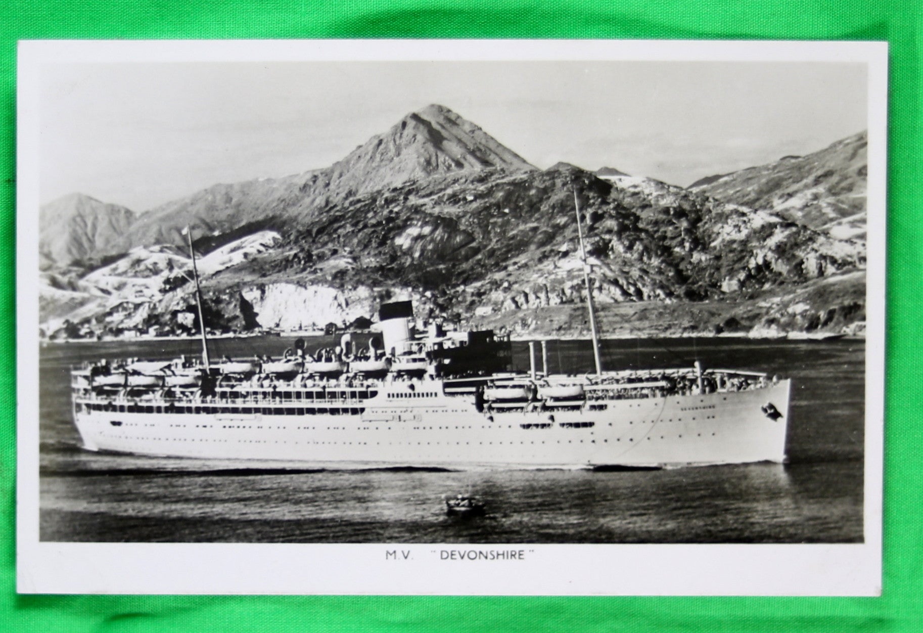 Berthing / Bedding cards for RAF passenger on troopship “Devonshire” @1951