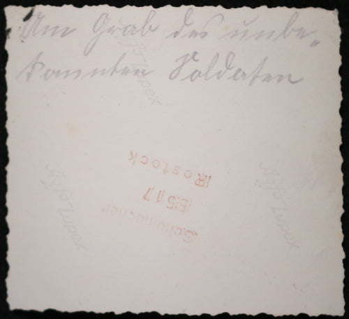 Photo soldats allemands devant Tombe du Soldat Inconnu Paris (1940-44)