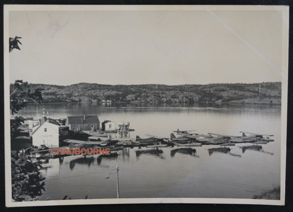 Photo of Associated Airways floatbase Yellowknife N.W.T., early 1950s