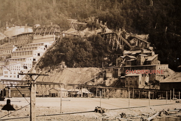Photo of Britannia copper mine, British Columbia (Canada) c. 1925