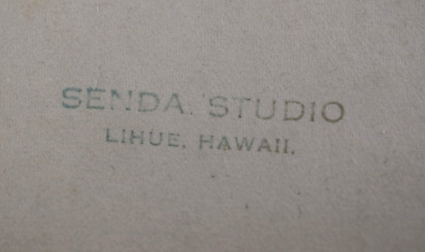 Photo of Waimea Canyon Kauai (Hawaii) by W.J. Senda c.1920s