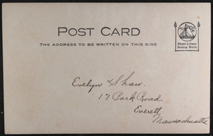 Photo postcard of main street Eastport ME USA c. 1905