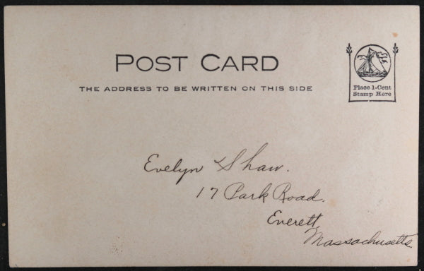 Photo postcard of main street Eastport ME USA c. 1905 Photo postcard of main street Eastport ME USA c. 1905